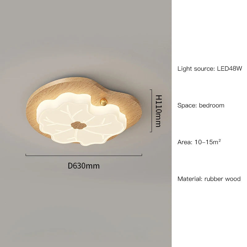 Lustre — Moderne en imitation bois design créatif éclairage intérieur