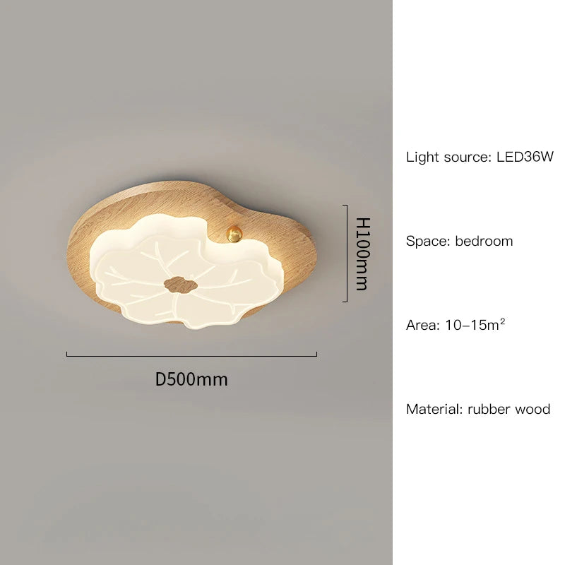 Lustre — Moderne en imitation bois design créatif éclairage intérieur