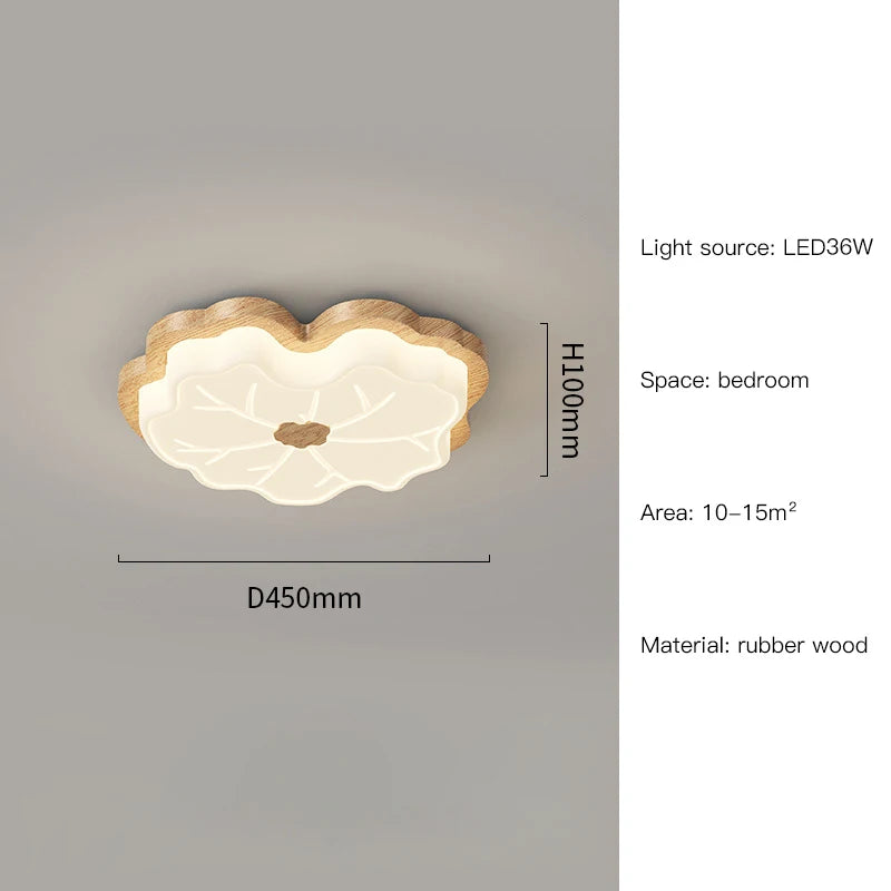 Lustre — Moderne en imitation bois design créatif éclairage intérieur