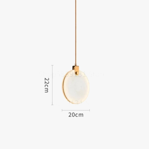 Lustre — Moderne en marbre créatif LED imitation luxe