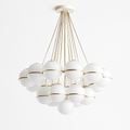 Lustre — Moderne en verre créatif pour éclairage intérieur décoratif