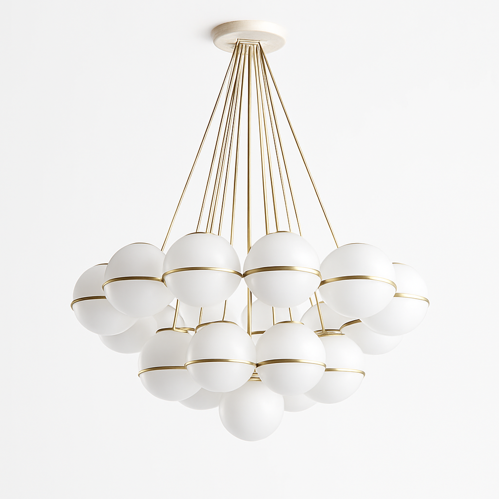 Lustre — Moderne en verre créatif pour éclairage intérieur décoratif