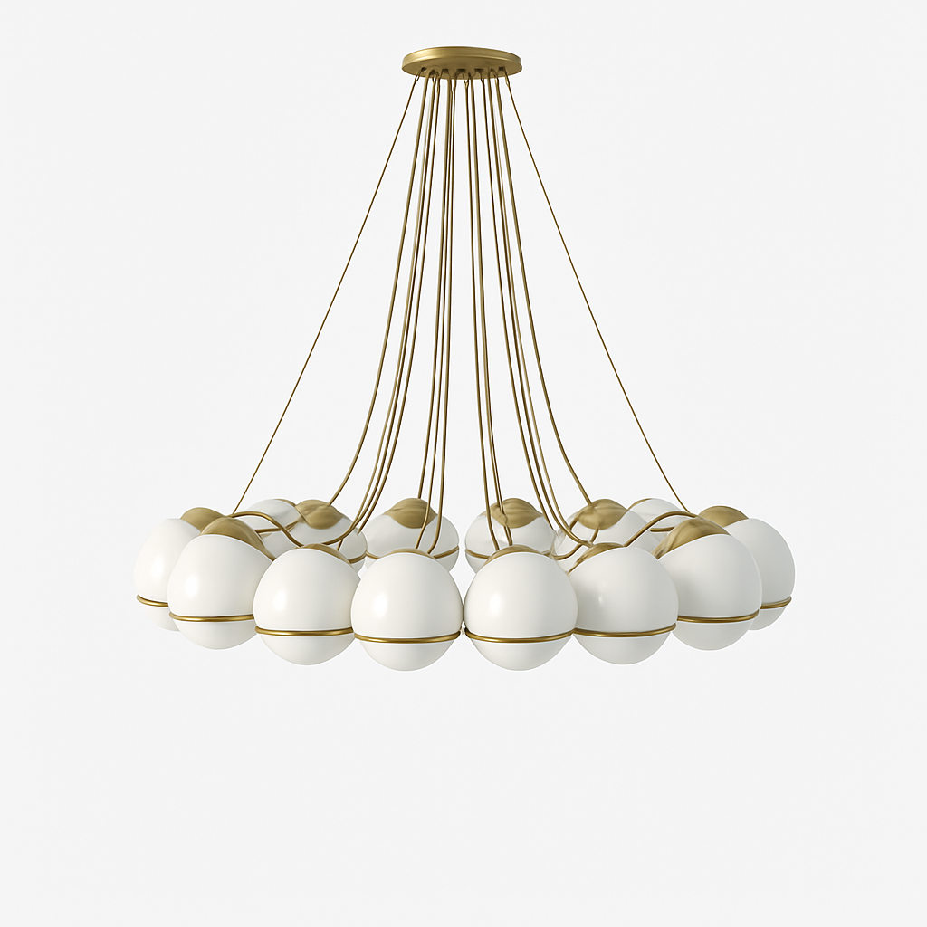 Lustre — Moderne en verre créatif pour éclairage intérieur décoratif