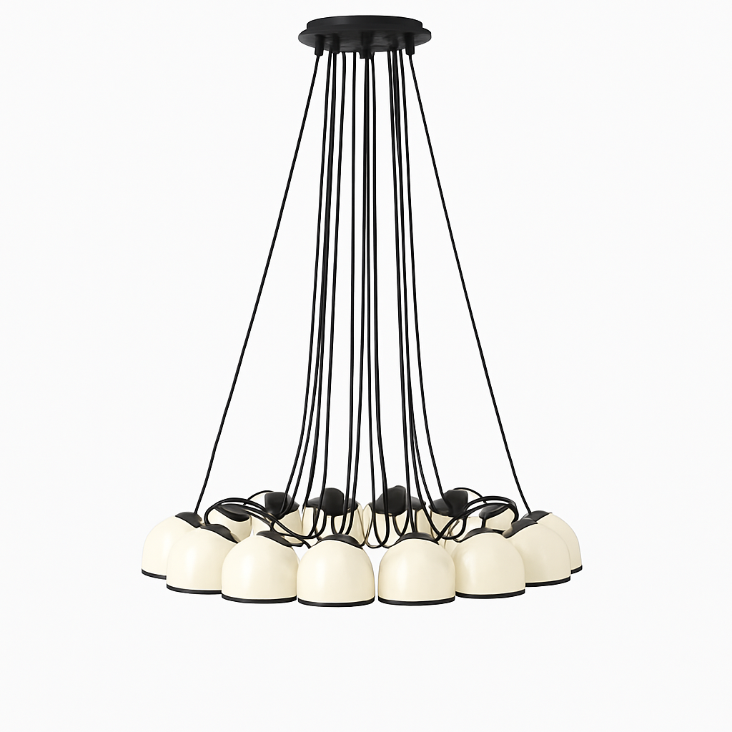Lustre — Moderne en verre créatif pour éclairage intérieur décoratif
