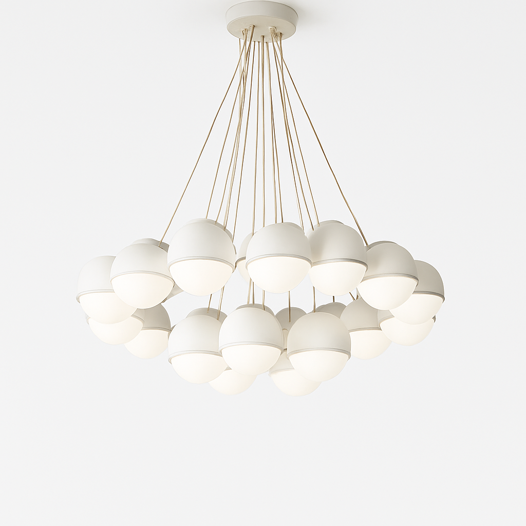 Lustre — Moderne en verre créatif pour éclairage intérieur décoratif