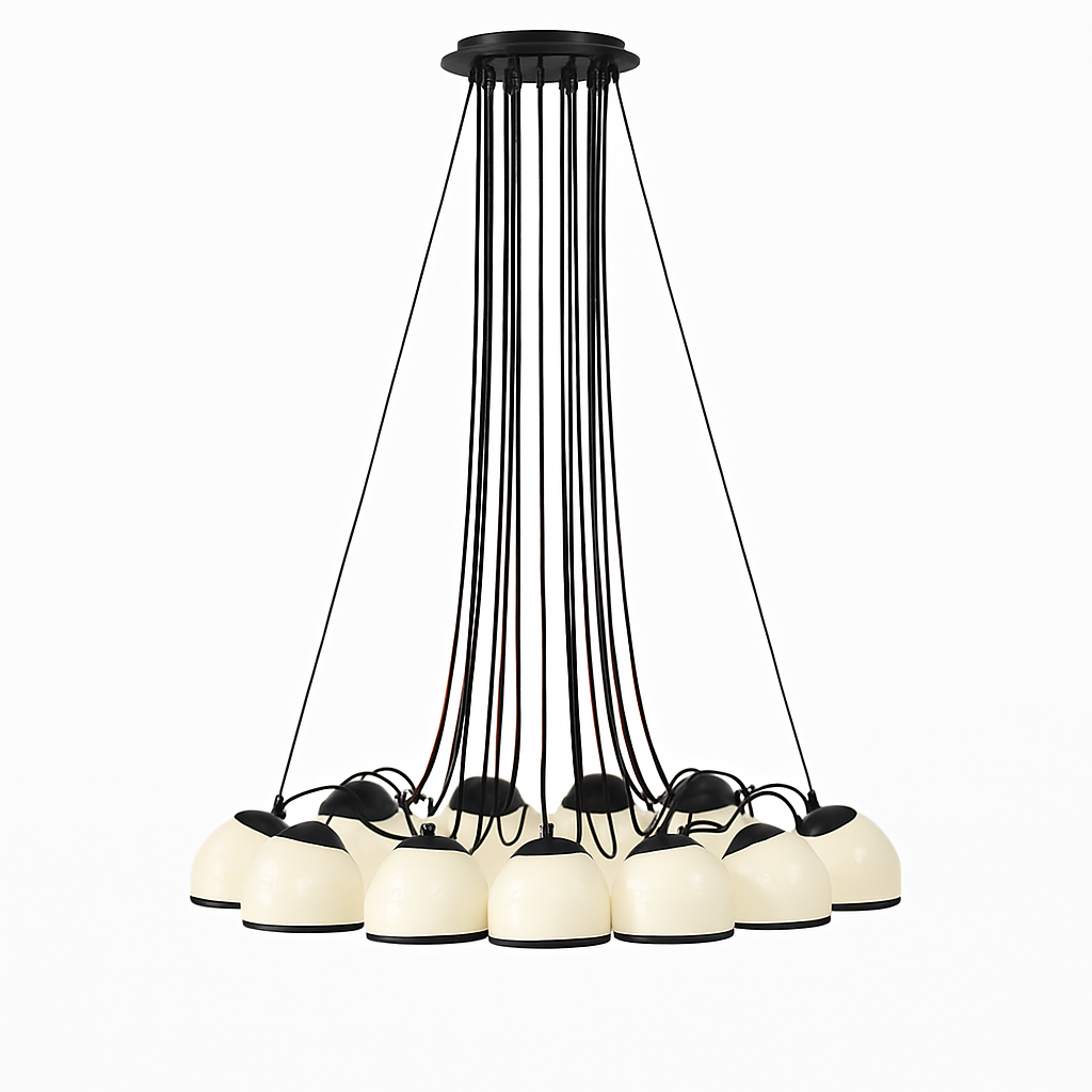 Lustre — Moderne en verre créatif pour éclairage intérieur décoratif