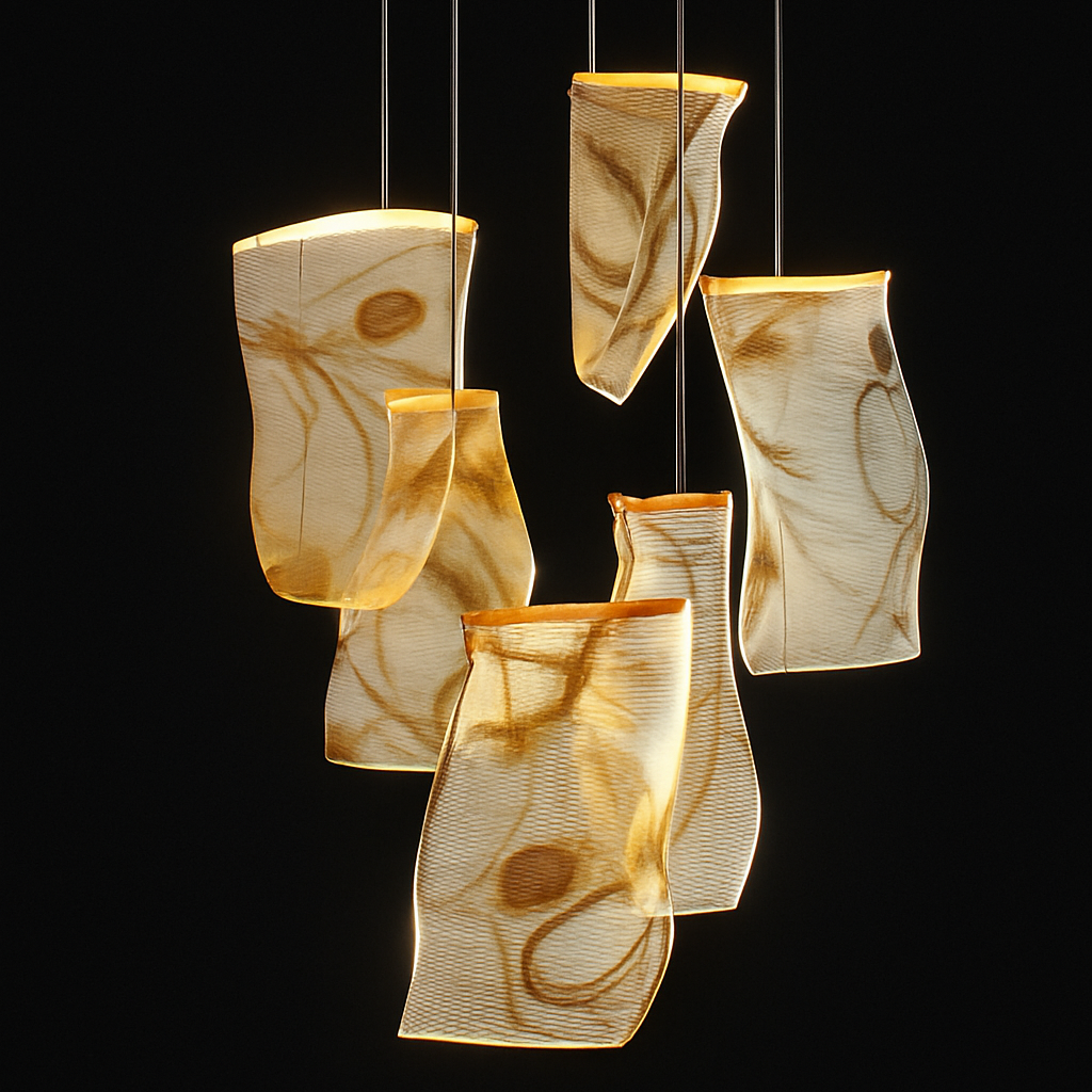 Lustre — Moderne LED pour duplex escalier bar et magasin de vêtements