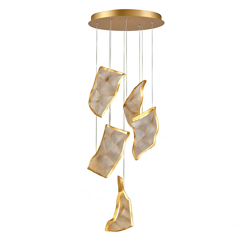 Lustre — Moderne LED pour duplex escalier bar et magasin de vêtements