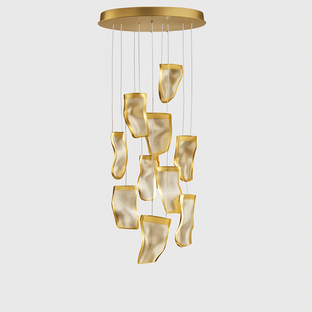 Lustre — Moderne LED pour duplex escalier bar et magasin de vêtements