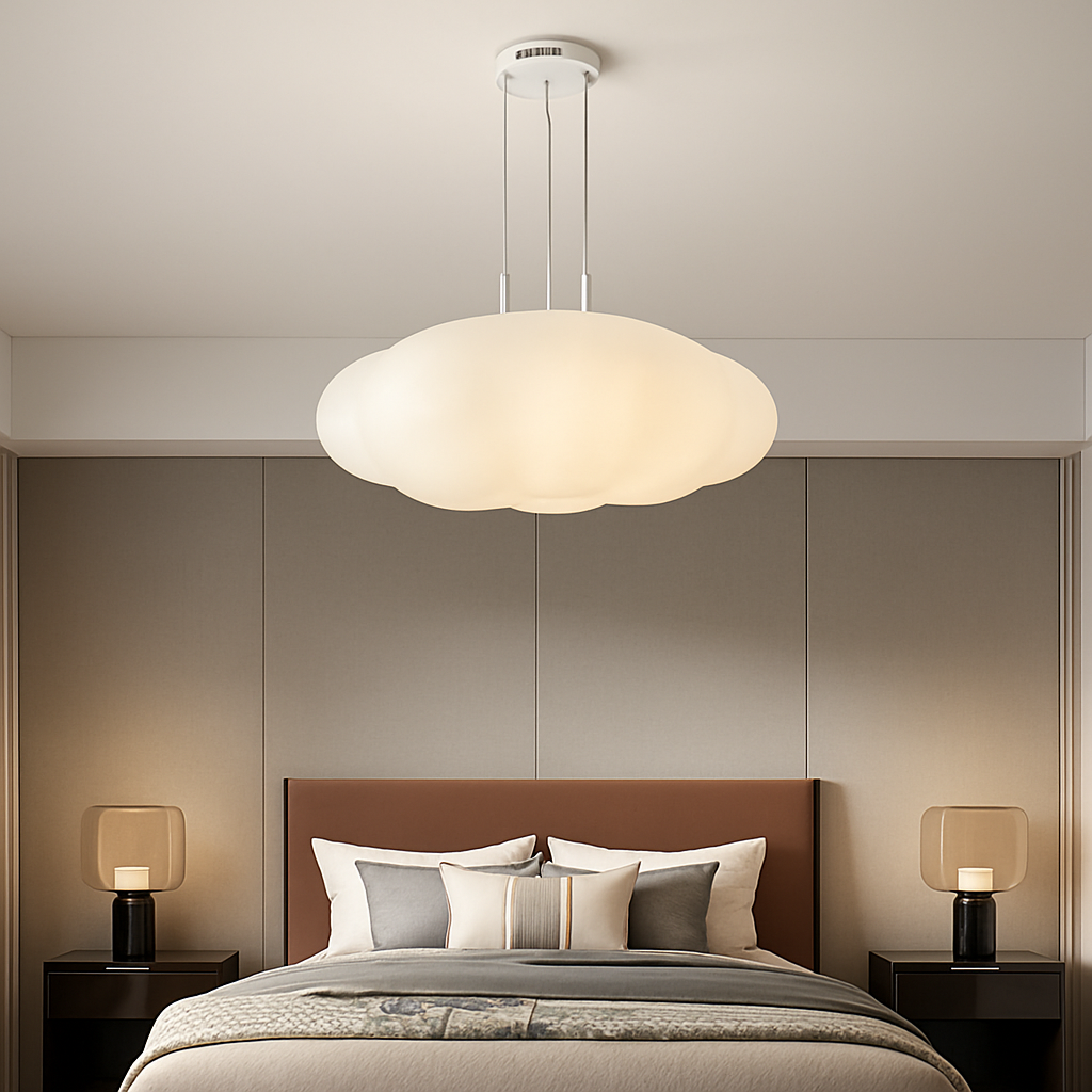 Lustre — Nuages Blanc LED Lustre Pour Salle À Manger Chambre D'enfant Hall Créative Décorative Éclairage Quotidien