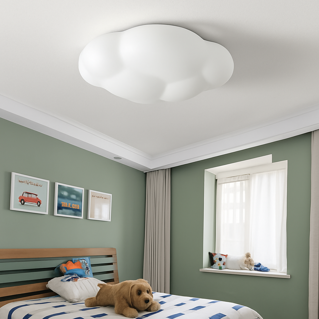 Lustre — Nuages Blanc LED Lustre Pour Salle À Manger Chambre D'enfant Hall Créative Décorative Éclairage Quotidien