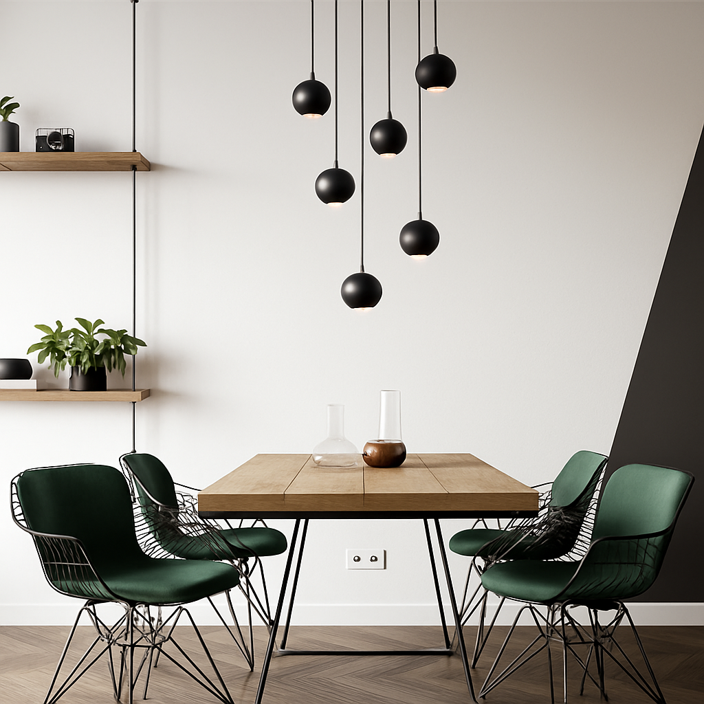 Lustre — Orb design circulaire décoratif pour penthouse