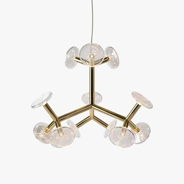 Lustre — Postmoderne en verre style américain pour décoration intérieure