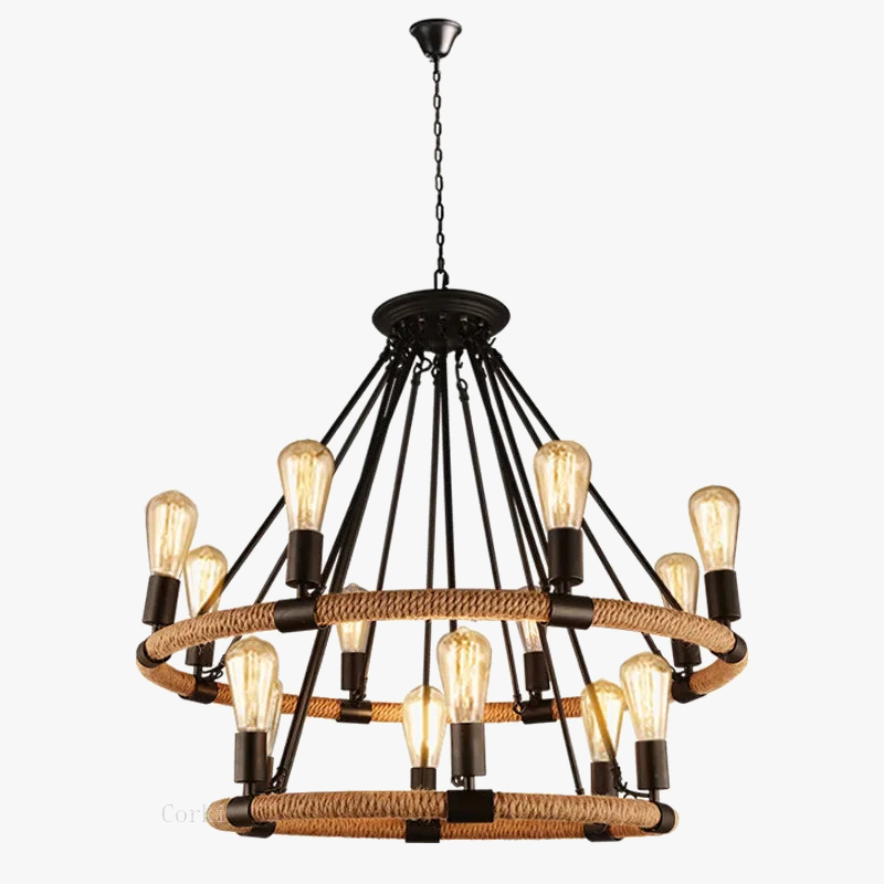 Lustre Vintage Lucien Sillage en Corde