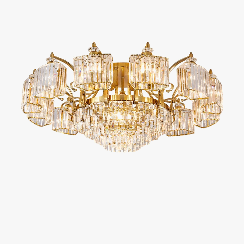Lustre — Rond à LED intensité variable luxe 2022