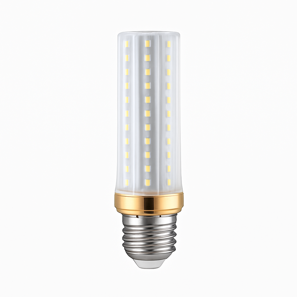 Lustre — Suspendu en bois avec lampe en verre moderne