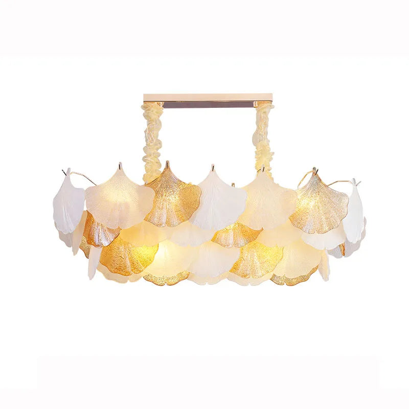 Lustre — Suspendu LED art déco ginkgo dimmable pour un éclairage élégant