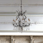Silva Lustre décoratif Moderne, Métal/Cristal, Rouille, Salon - Neutralighting