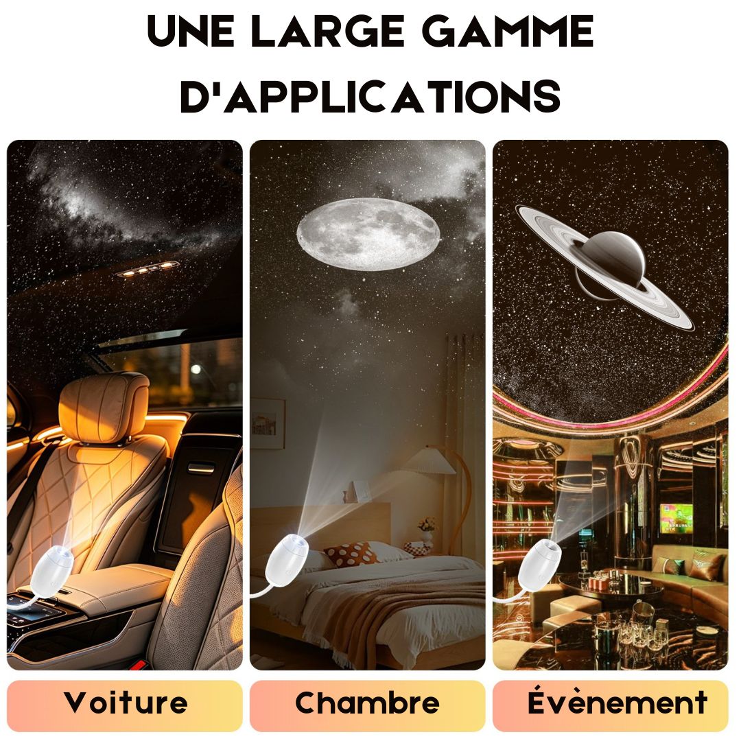 Luminaire — Mini Projecteur Galaxie USB Cosmique