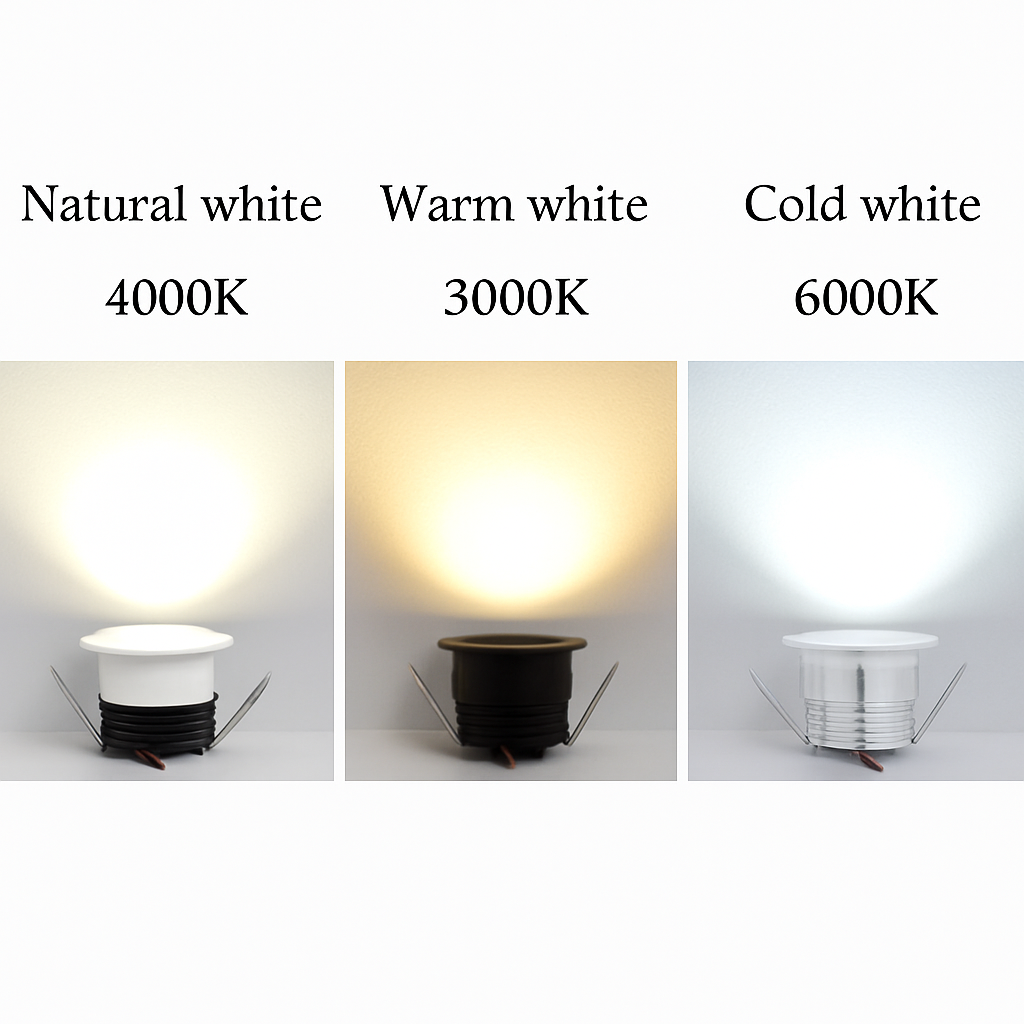 Spot Mini lumineux LED encastrable avec technologie COB Émile Courbe en Aluminium - Caractère & Élégance dans le Décor