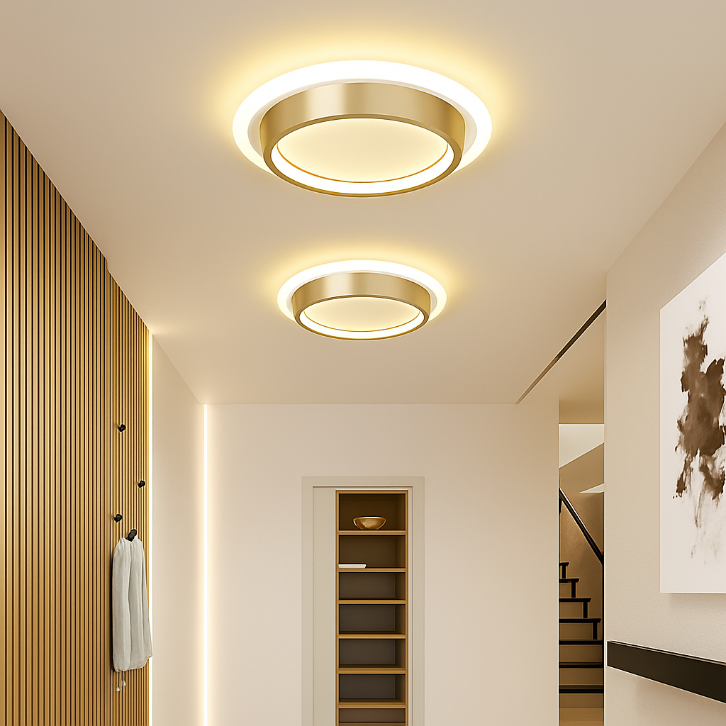 Plafonnier — Moderne LED Allée Plafonnier Lustre Pour Couloir Escaliers Foyer Balcon Chambre Salle De Bains Luminaires Intérieur Lustre