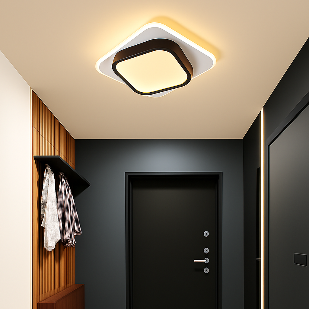 Plafonnier — Moderne LED Allée Plafonnier Lustre Pour Couloir Escaliers Foyer Balcon Chambre Salle De Bains Luminaires Intérieur Lustre