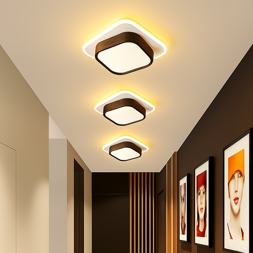 Plafonnier — Moderne LED Allée Plafonnier Lustre Pour Couloir Escaliers Foyer Balcon Chambre Salle De Bains Luminaires Intérieur Lustre
