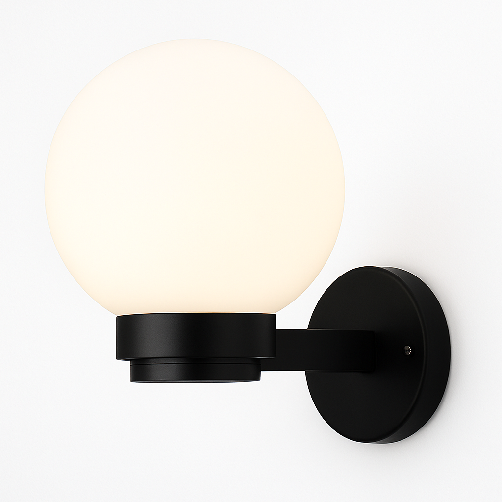 Applique murale — Moderne LED Globe Applique 15W Extérieur Étanche Jardin Appliques Murales Balcon Cour Ailse Escalier Extérieur Applique Murale