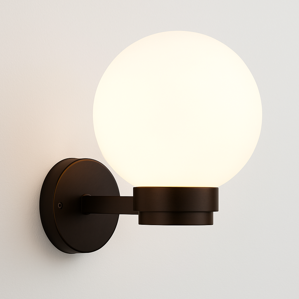 Applique murale — Moderne LED Globe Applique 15W Extérieur Étanche Jardin Appliques Murales Balcon Cour Ailse Escalier Extérieur Applique Murale