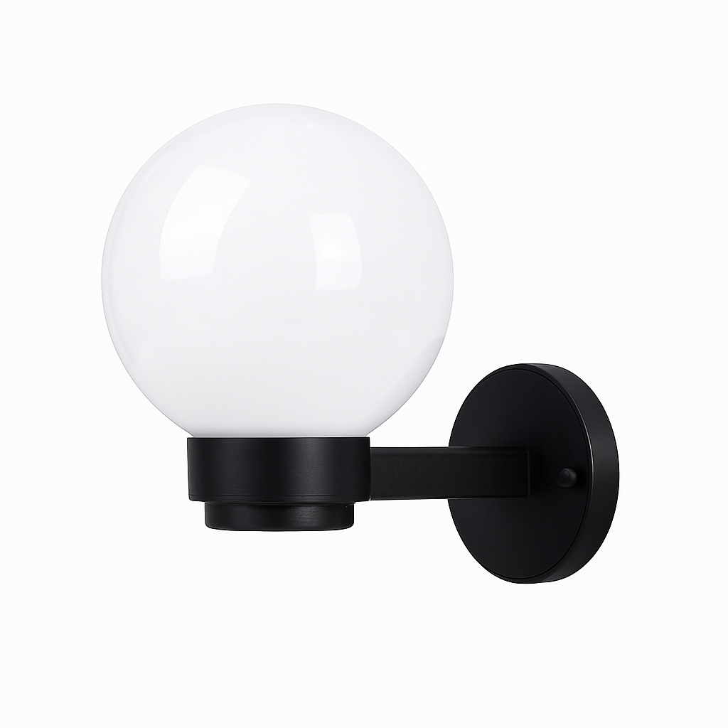 Applique murale — Moderne LED Globe Applique 15W Extérieur Étanche Jardin Appliques Murales Balcon Cour Ailse Escalier Extérieur Applique Murale