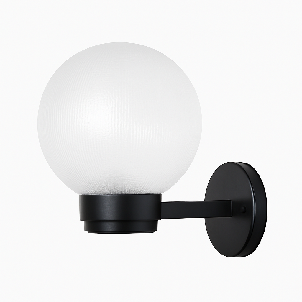 Applique murale — Moderne LED Globe Applique 15W Extérieur Étanche Jardin Appliques Murales Balcon Cour Ailse Escalier Extérieur Applique Murale