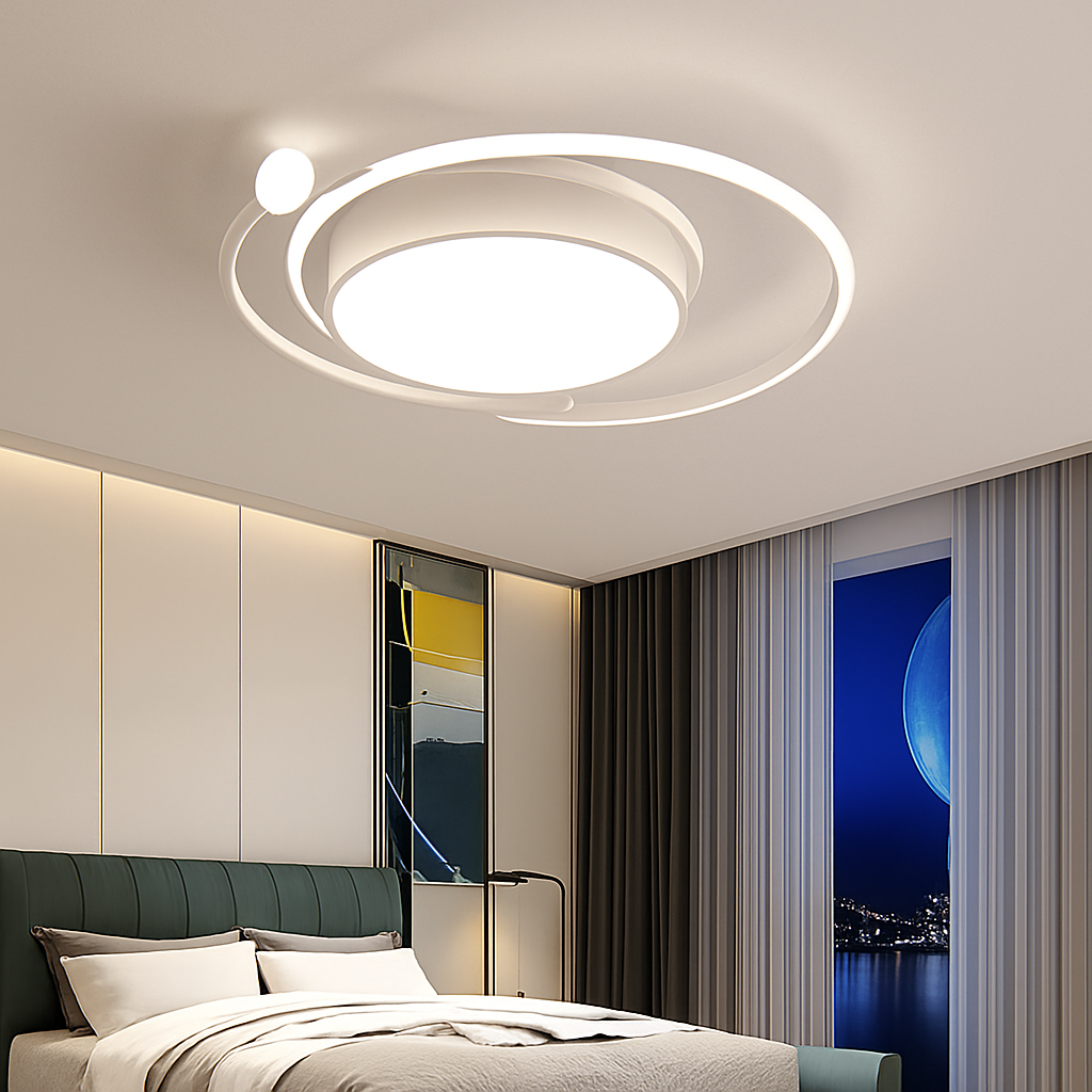 Plafonnier Moderne Led Salon Chambre Cuisine Salle À Manger Décoration Lampe Lustres Nordique Intérieur Maison Lustres Or Jules Clairval - Simplicité du Design & Décor Raffiné