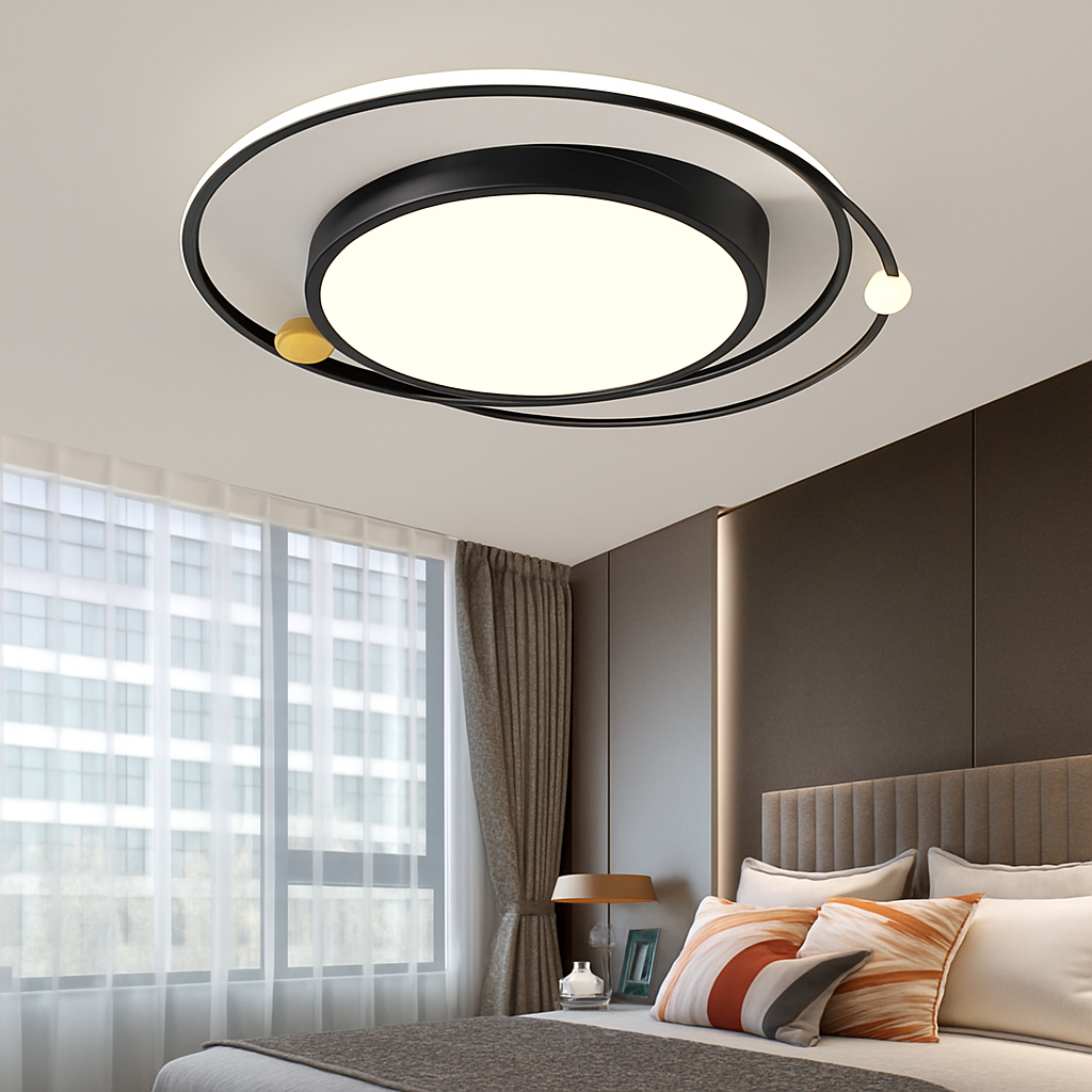 Plafonnier Moderne Led Salon Chambre Cuisine Salle À Manger Décoration Lampe Lustres Nordique Intérieur Maison Lustres Or Jules Clairval - Simplicité du Design & Décor Raffiné