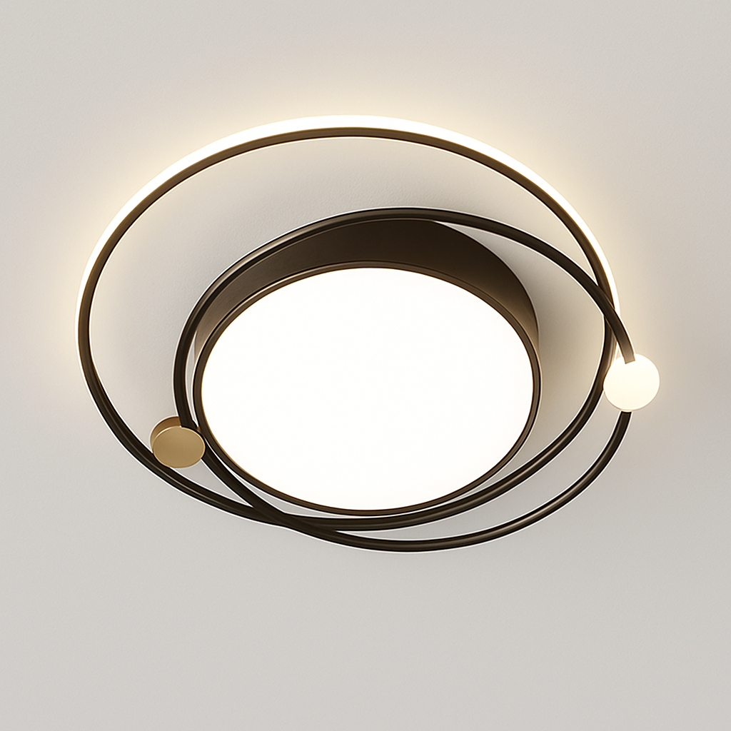 Plafonnier Moderne Led Salon Chambre Cuisine Salle À Manger Décoration Lampe Lustres Nordique Intérieur Maison Lustres Or Jules Clairval - Simplicité du Design & Décor Raffiné