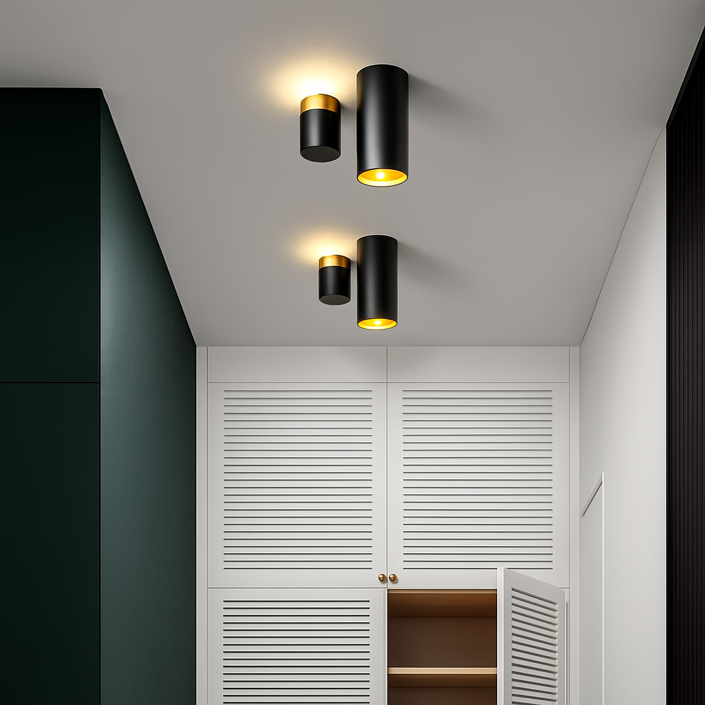 Plafonnier — Nordique LED plafonnier luminaire intérieur chambre salon escaliers couloir projecteurs décoration de la maison plafonniers