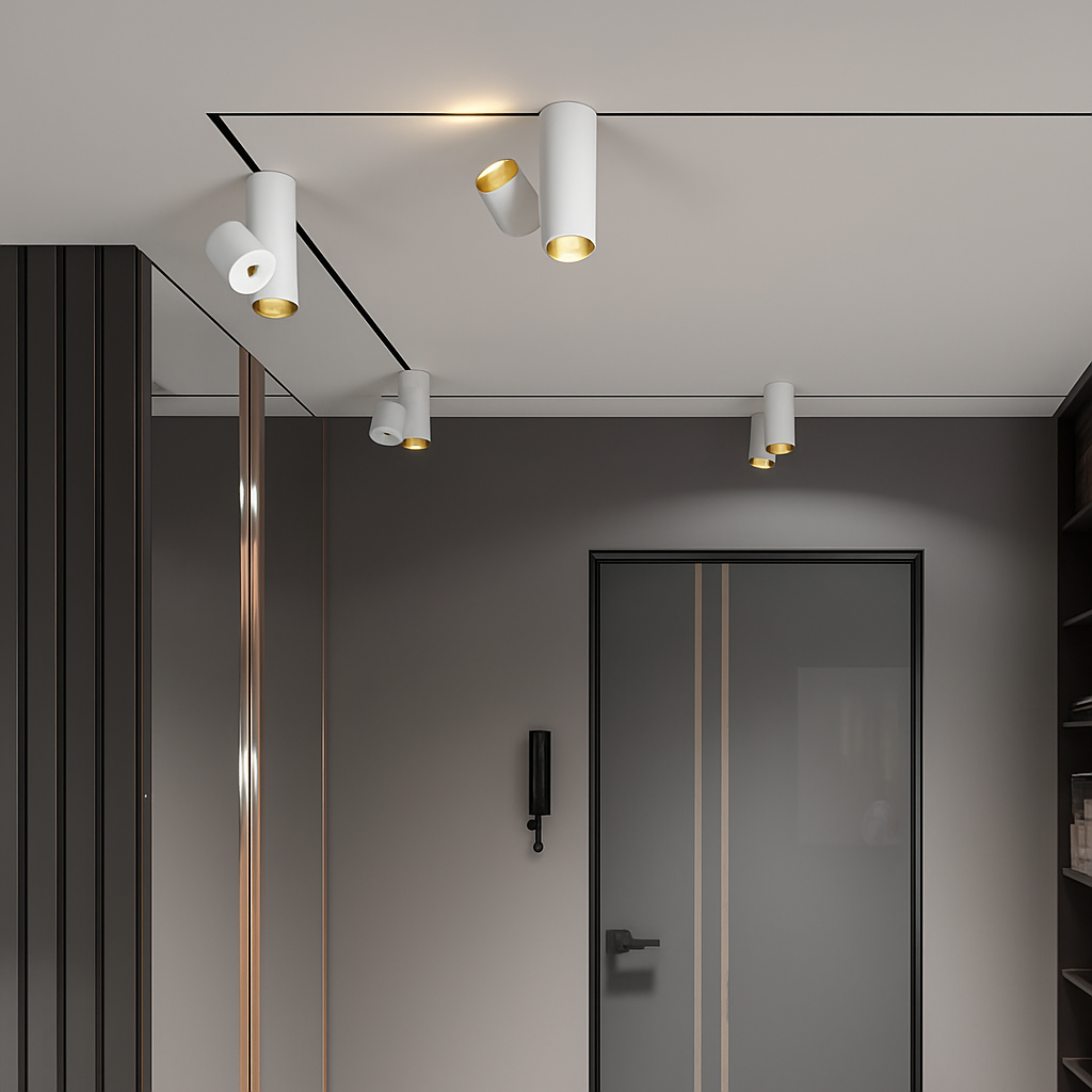 Plafonnier — Nordique LED plafonnier luminaire intérieur chambre salon escaliers couloir projecteurs décoration de la maison plafonniers