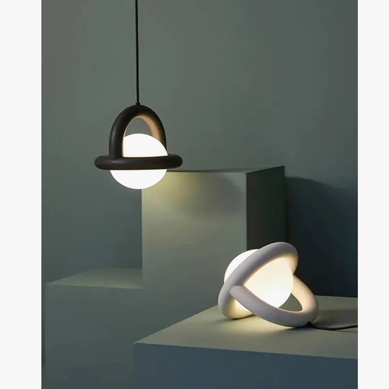 Suspension — Nordique Simple Ballon Suspension Lampe Jupiter Boule Lampe Chambre Chevet Balconbar Café Petite Suspension Art Designer Lustre