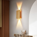 Nova Applique Murale Moderne Carré Chambre à coucher/Salon - Or - Grand