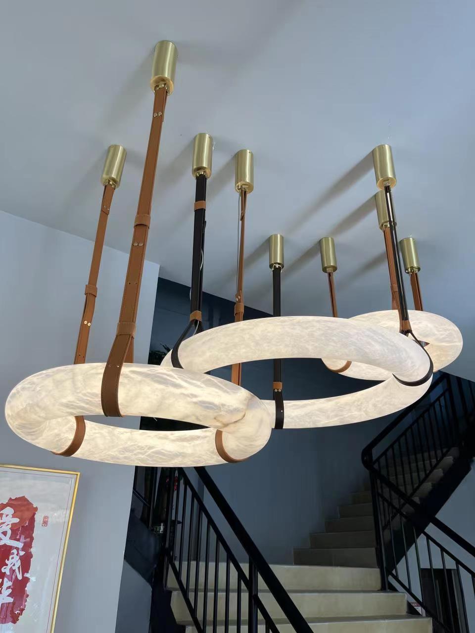 Luste Chandeliers Modernes en Albâtre - Neutralighting