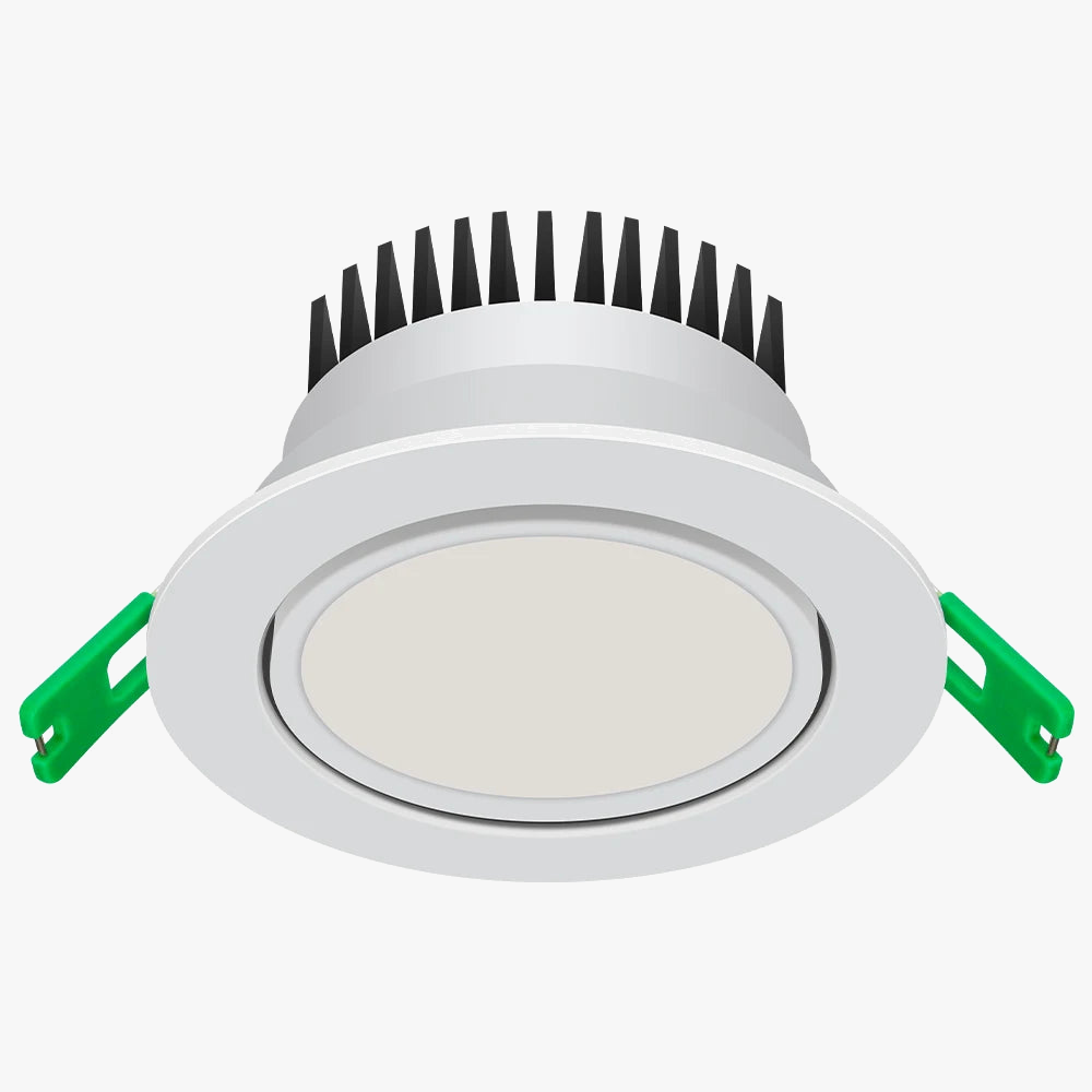 Projecteur panneau led rond étanche encastré downlight Juliette Souffle - Une Silhouette Tout en Rondeur