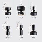 Valentina Designer Suspension Metal Salon Chambre à Coucher - Neutralighting