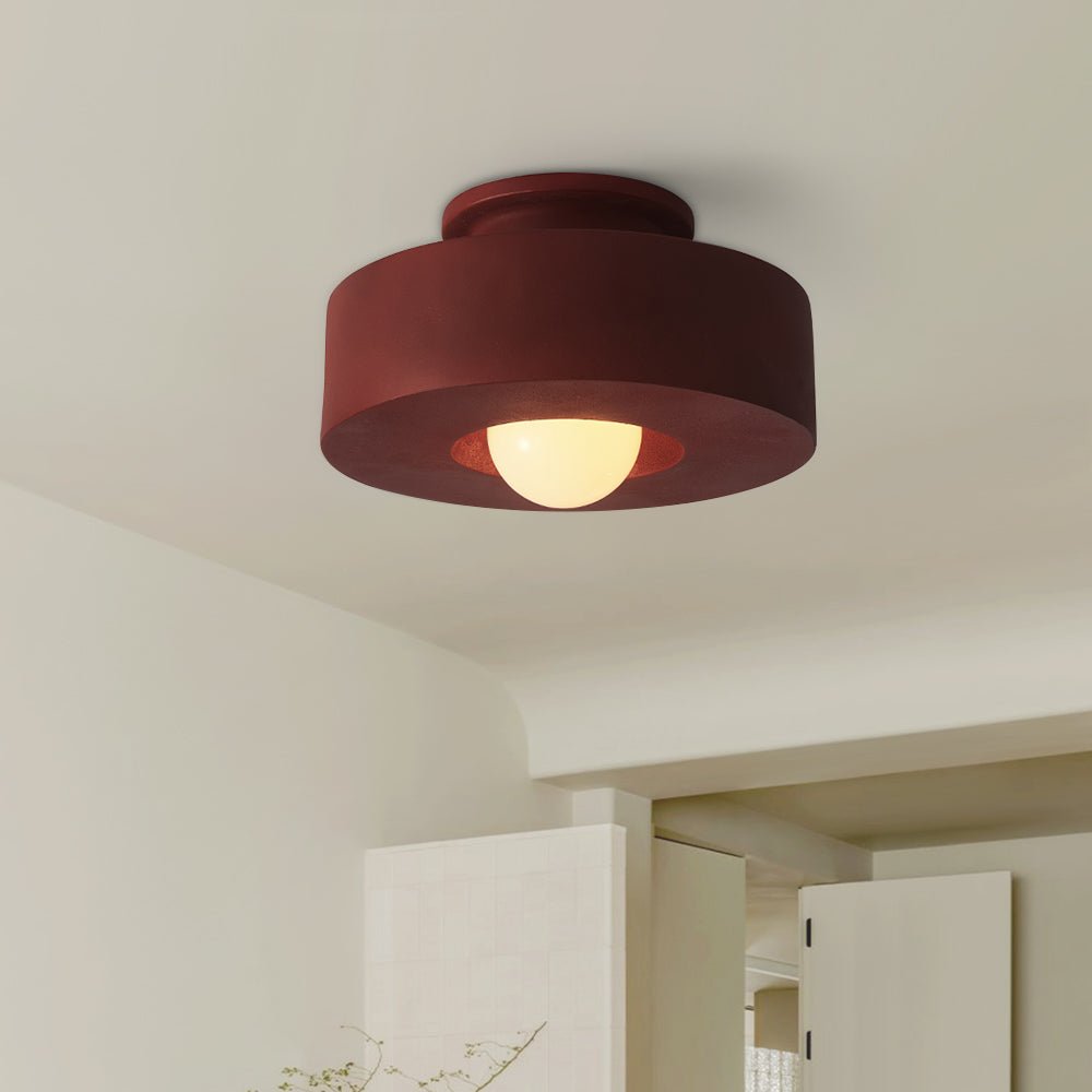 Valentina Plafonnier Nordique Macaron Résine Chambre à Coucher - Neutralighting