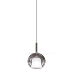 Lustra Suspension en Verre Fumé Rond - Neutralighting