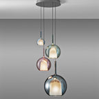 Lustra Suspension en Verre Fumé Rond - Neutralighting
