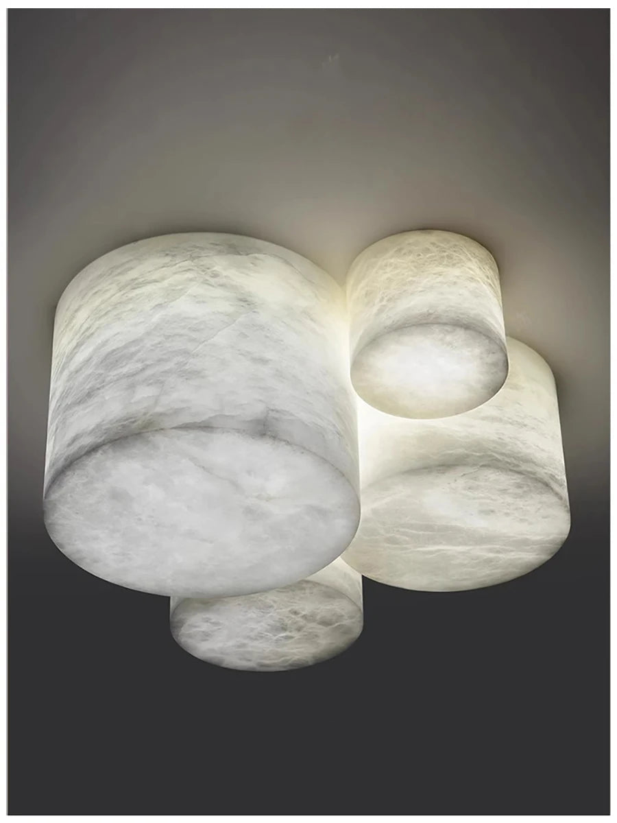Plafonnier — Petit plafonnier LED en marbre espagnol