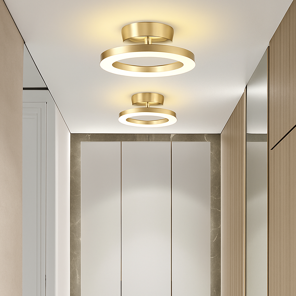Plafonnier — Plafond moderne à LEDs lampe éclairage intérieur décoration de la maison pour chambre Table à manger salon balcon couloir plafonnier