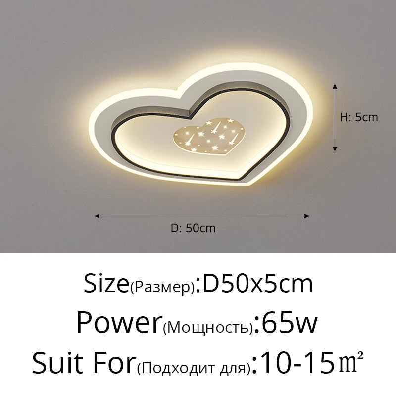 Lampe Plafond moderne à LEDs pour chambre cuisine étude éclairage salon luminosité réglable Led plafonnier luminaire Isaline Clairval - Une Note Actuelle dans le Décor