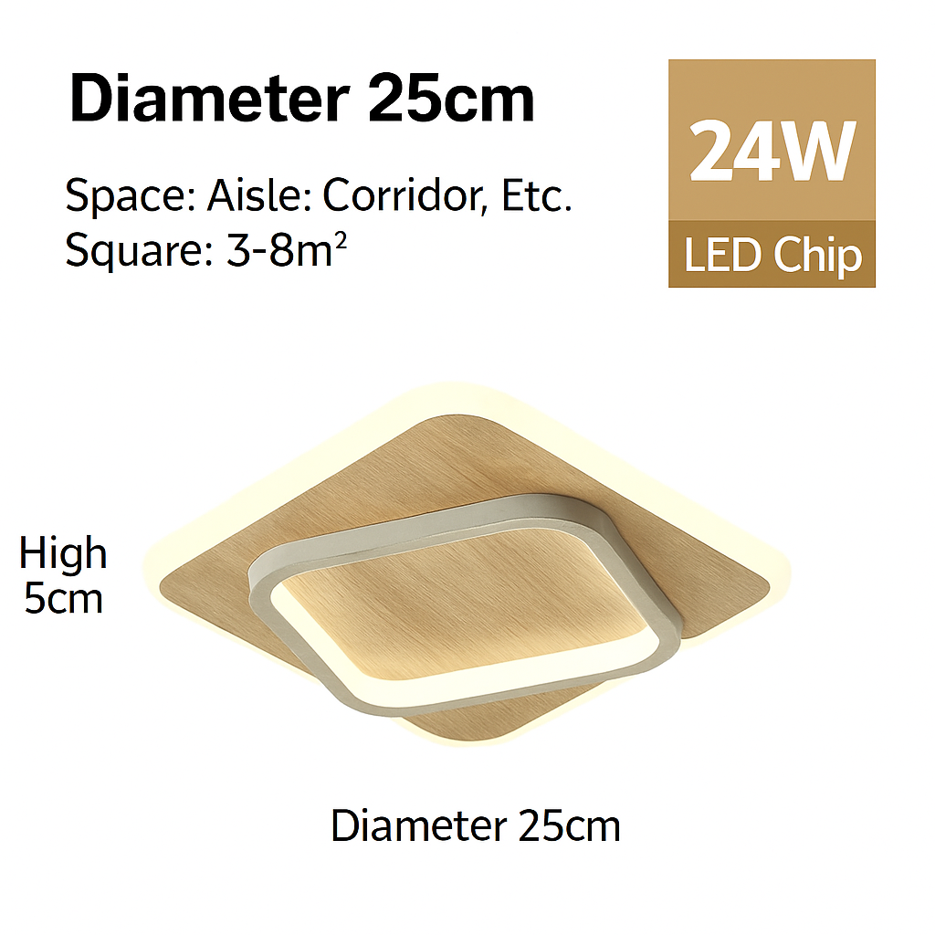 Plafonnier — Plafond moderne à LEDs lampe pour salon escalier allée vestiaire couloir chambre plafonnier intérieur décor à la maison luminaire