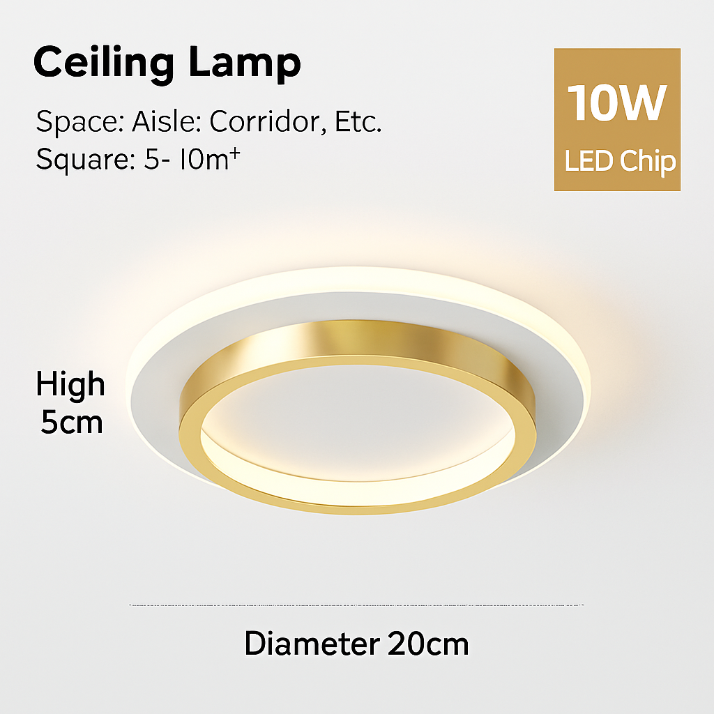Plafonnier — Plafond moderne à LEDs lampe pour salon escalier allée vestiaire couloir chambre plafonnier intérieur décor à la maison luminaire