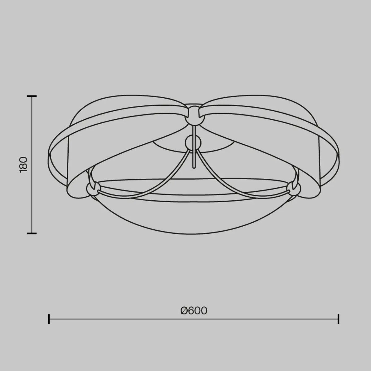 Luminaire Plafonnier | BREEZE (Anneau)